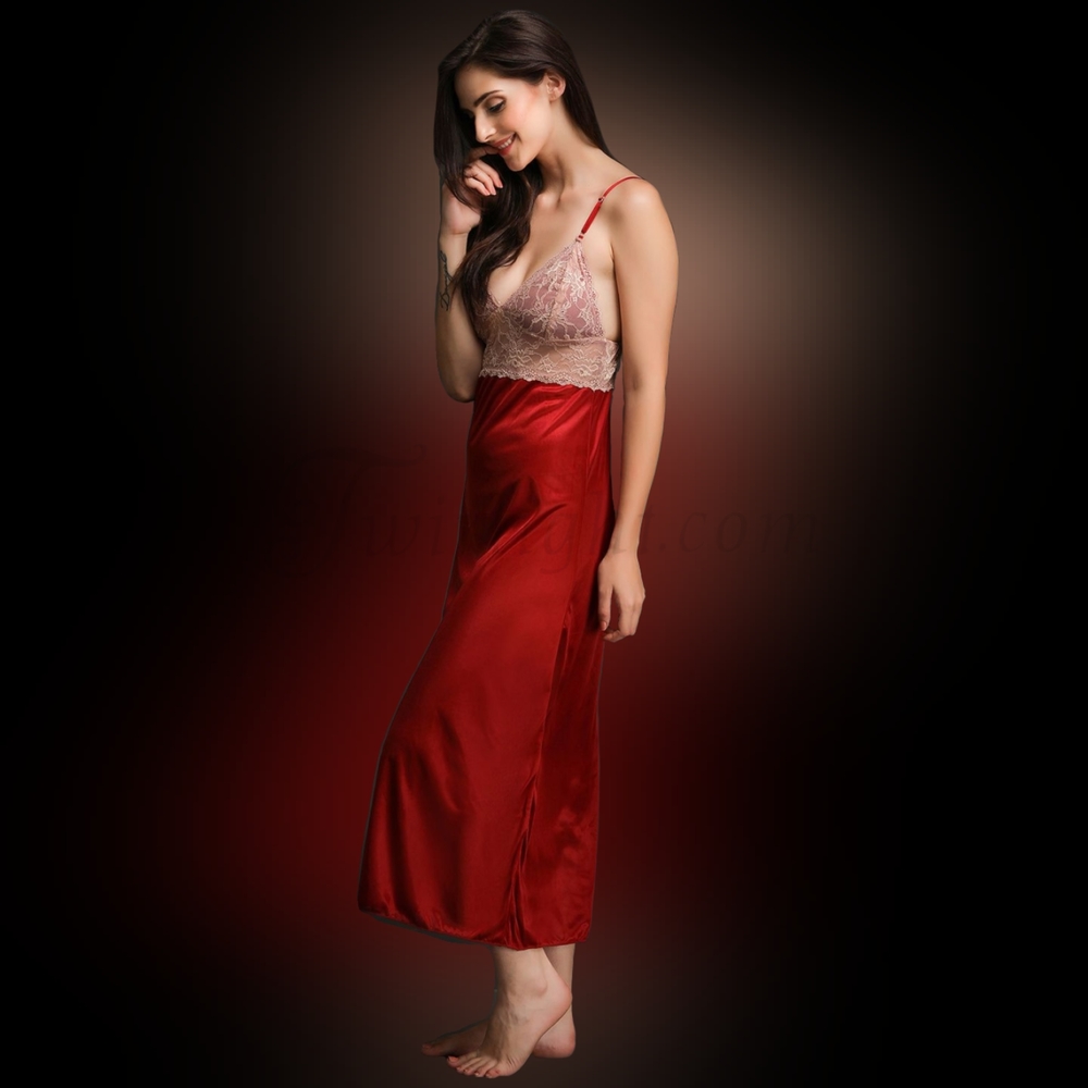 Lydia: Night Dress and Robe Set - Picture 4 of 4